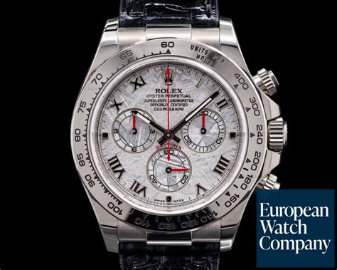 rolex daytona model 116519 year made|Rolex meteorite daytona price.